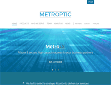 Tablet Screenshot of metrooptic.com